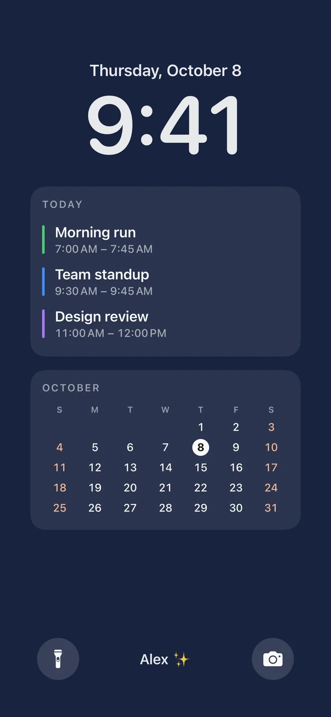 A midnight blue wallpaper counting down 12 days to Lisbon.